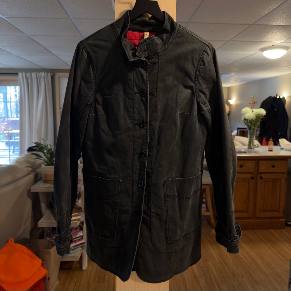 Free People Dark Green Military Jacket